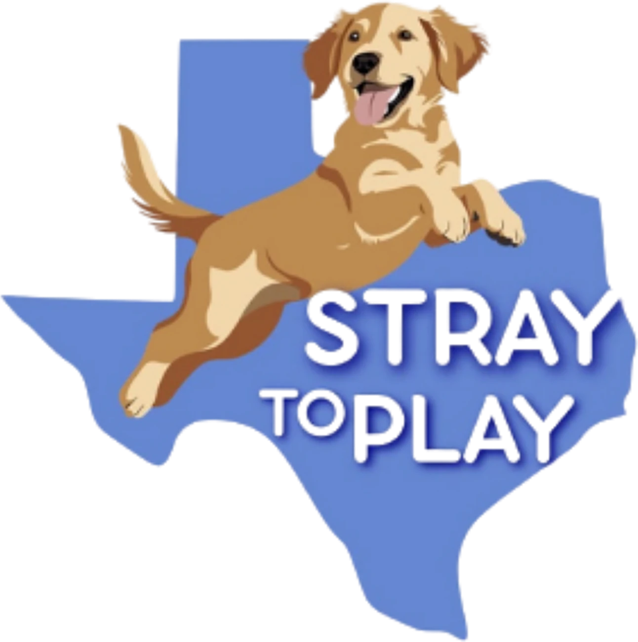 Stray to Play Rescue logo.